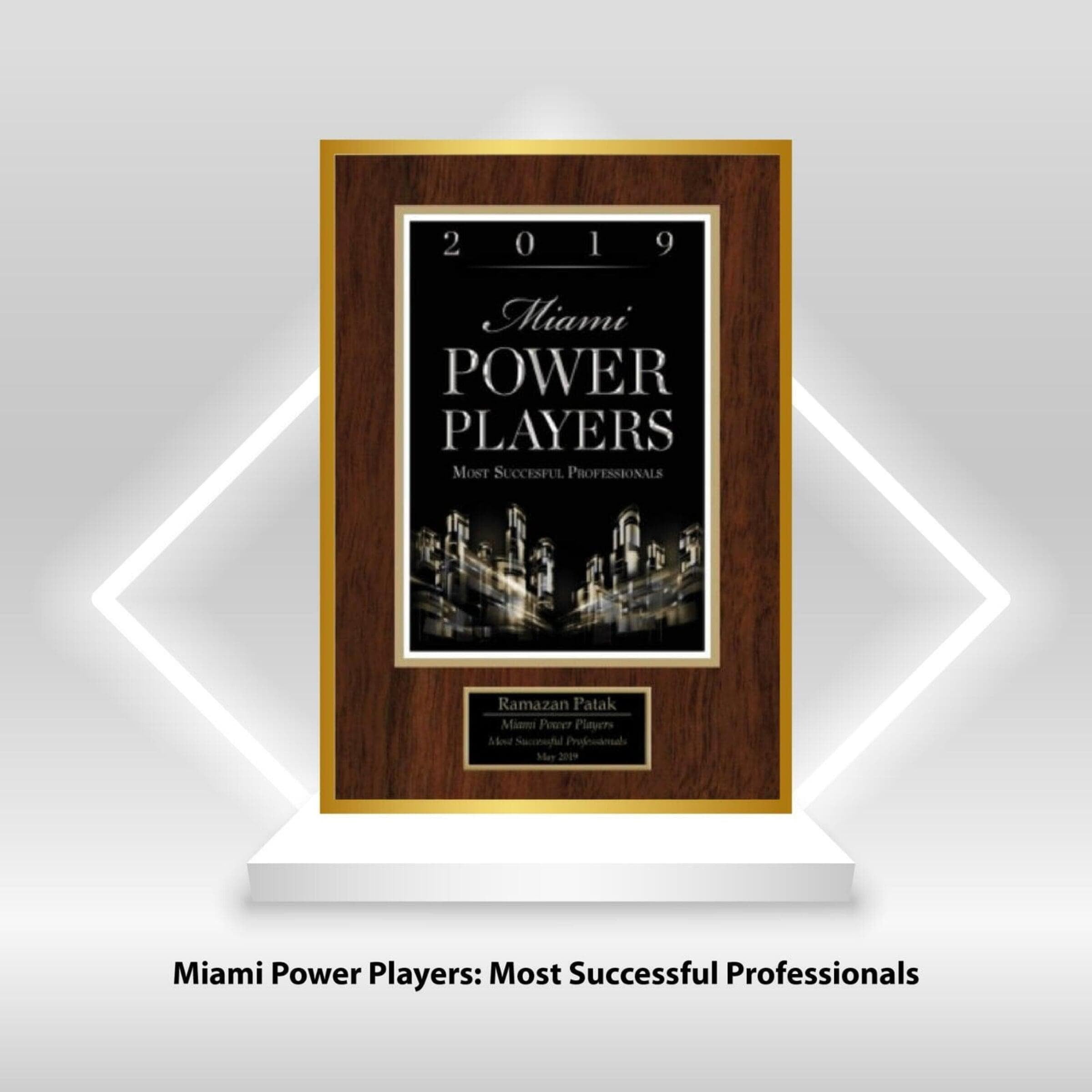 Miami Power Players 2019 recognition